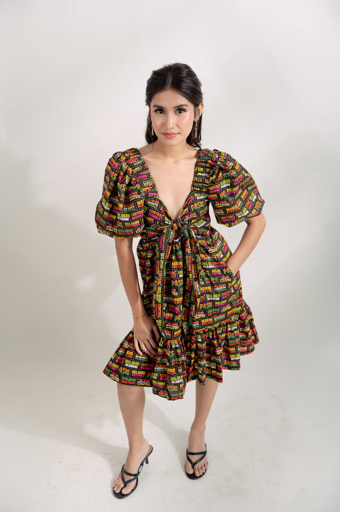 EMGEE by Get Spotted: Maria Dress in Para Po Fabric